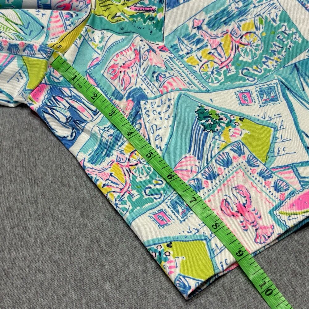 Lilly Pulitzer Mens Beaumont Shorts 38 Coastal Novelty Print Flamingo Beach - Picture 13 of 15